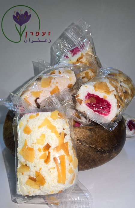 جوز الهند المغطاة بجوز هند محمص